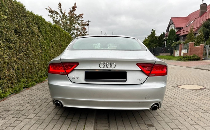 Audi A7 cena 61500 przebieg: 289000, rok produkcji 2011 z Koszalin małe 79